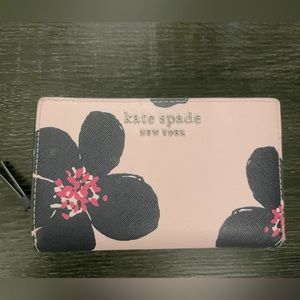 Pink floral Kate spade wallet